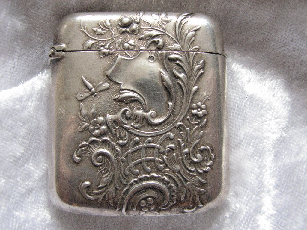 Prachtige Antieke zilveren jugendstil tondeldoos, Antiek en Kunst, Verzenden, Zilver