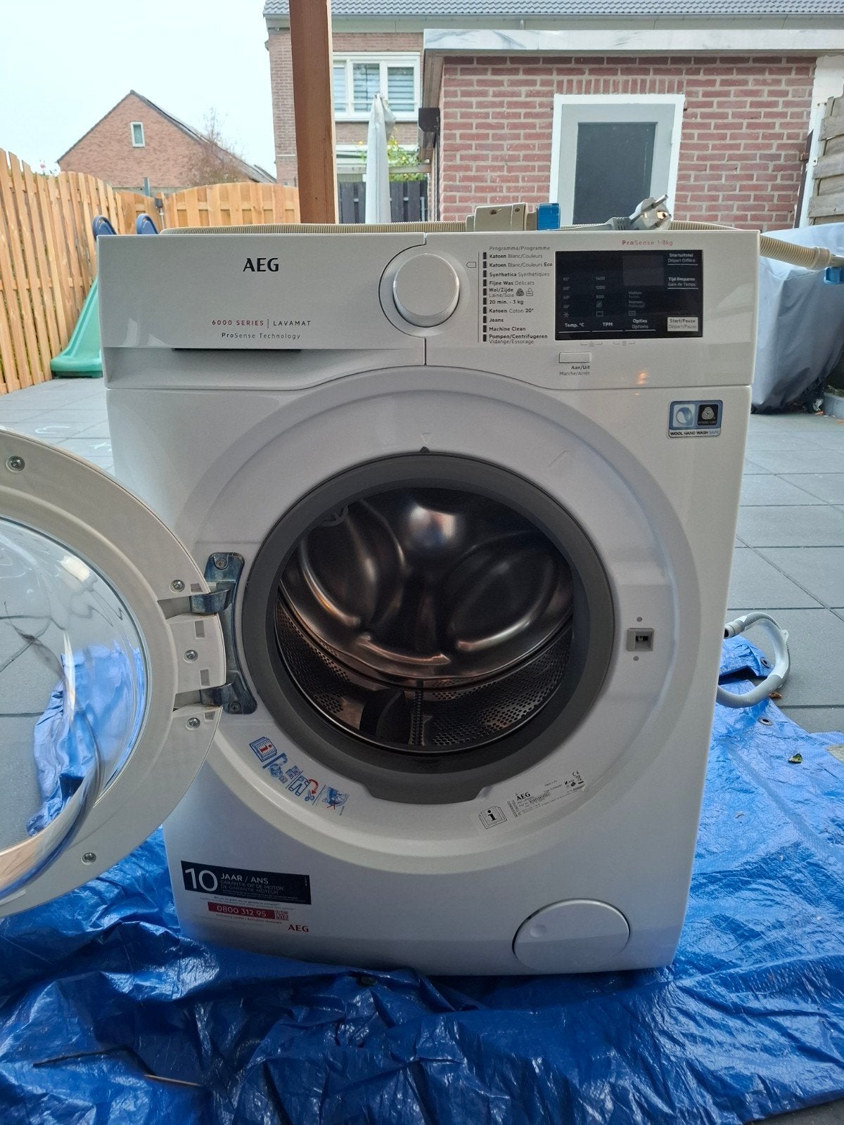 AEG 6000 SERIES LAVAMAT Wasmachine - Zo goed als nieuw, Witgoed en Apparatuur, Ophalen, 1200 tot 1600 toeren, 8 tot 10 kg, Zo goed als nieuw