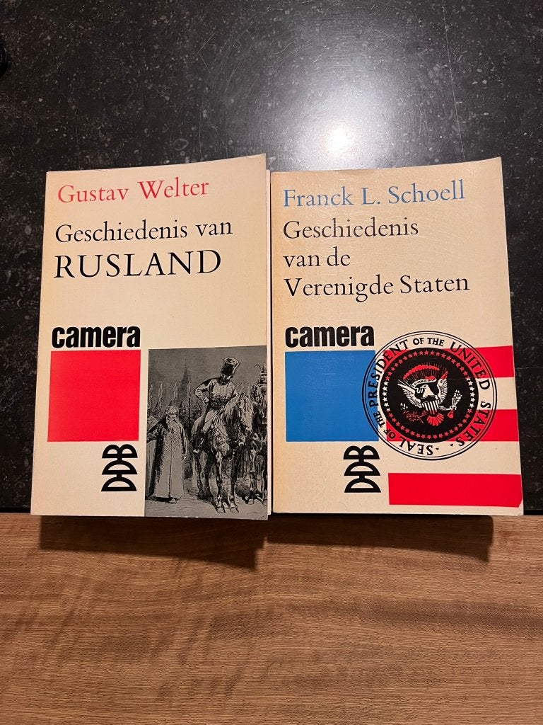 2 boeken Geschiedenis van Rusland / van de Verenigde Staten, Gustav Welter, Ophalen of Verzenden, Noord-Amerika, 20e eeuw of later