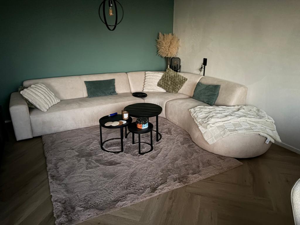 Moderne Hoekbank - Comfortabel en Stijlvol, Ophalen, 100 tot 125 cm, Hoekbank, Vierpersoons of meer