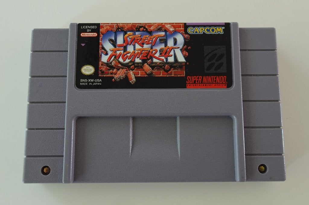 Super Street Fighter 2 NTSC voor Super Nintendo, Spelcomputers en Games, Ophalen, Vechten, 2 spelers, Zo goed als nieuw