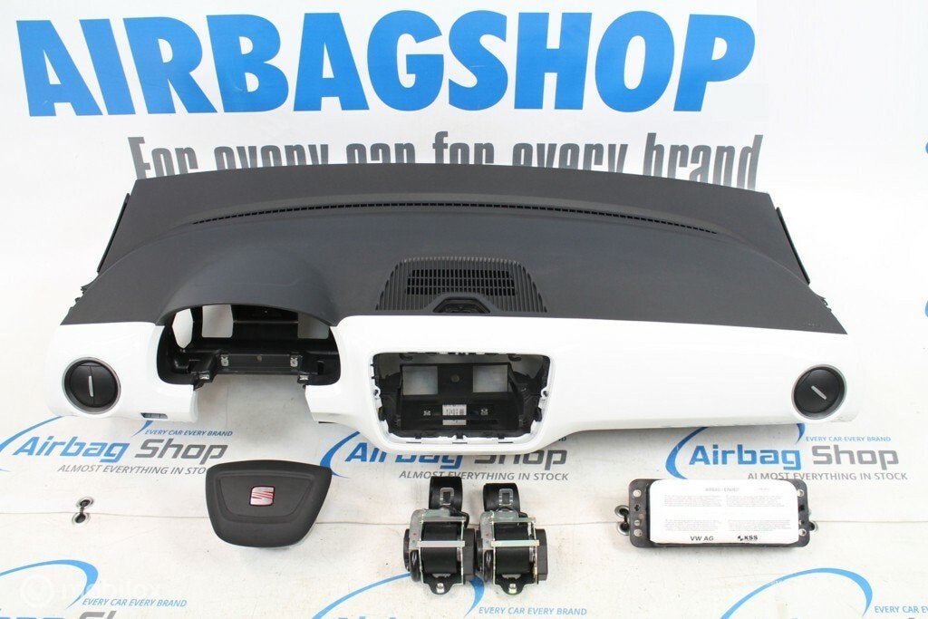Airbag set - Dashboard zwart/wit Seat MII (2011-2016)