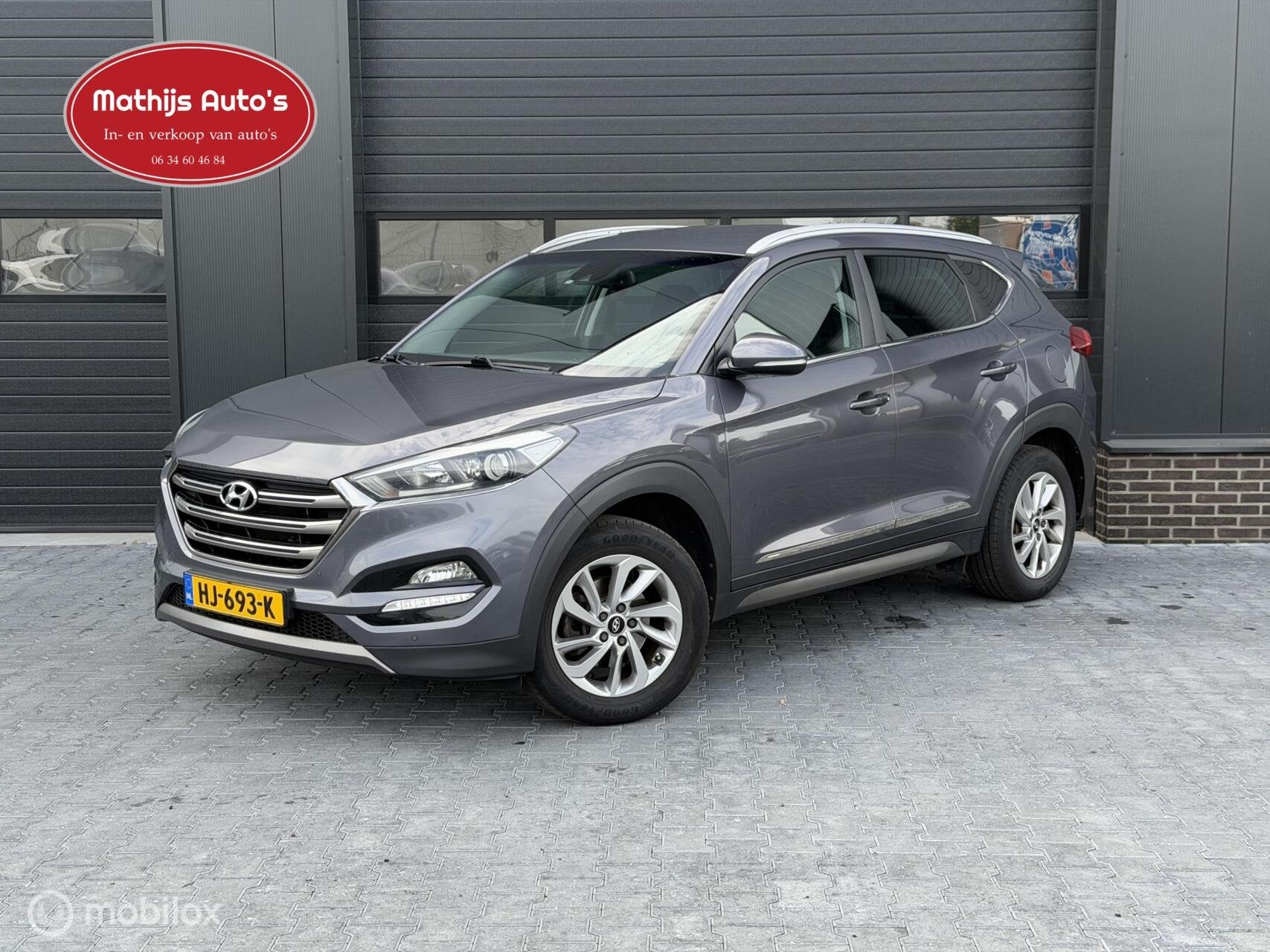 Hyundai Tucson 1.6 GDi i-Motion Clima Navi Cruise! Nette aut, Auto's, Voorwielaandrijving, 4 cilinders, 132 pk, Origineel Nederlands