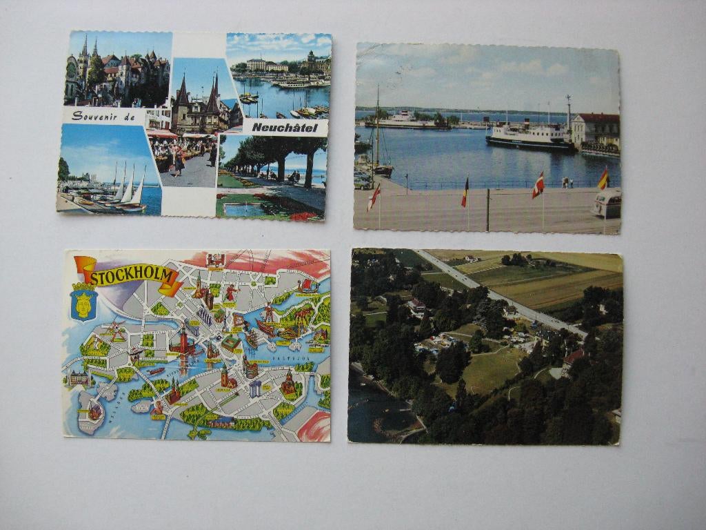 5 Ansichtkaarten Sweden -Stockholm etc, Ophalen of Verzenden, 1960 tot 1980, Gelopen, Buiten Europa
