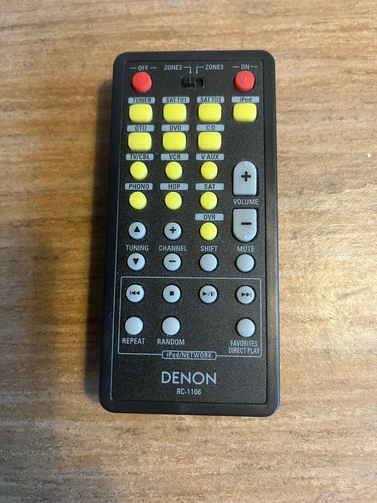 Denon RC-1106 Multifunctionele Afstandsbediening, Ophalen of Verzenden, Gebruikt, Origineel, Dvd