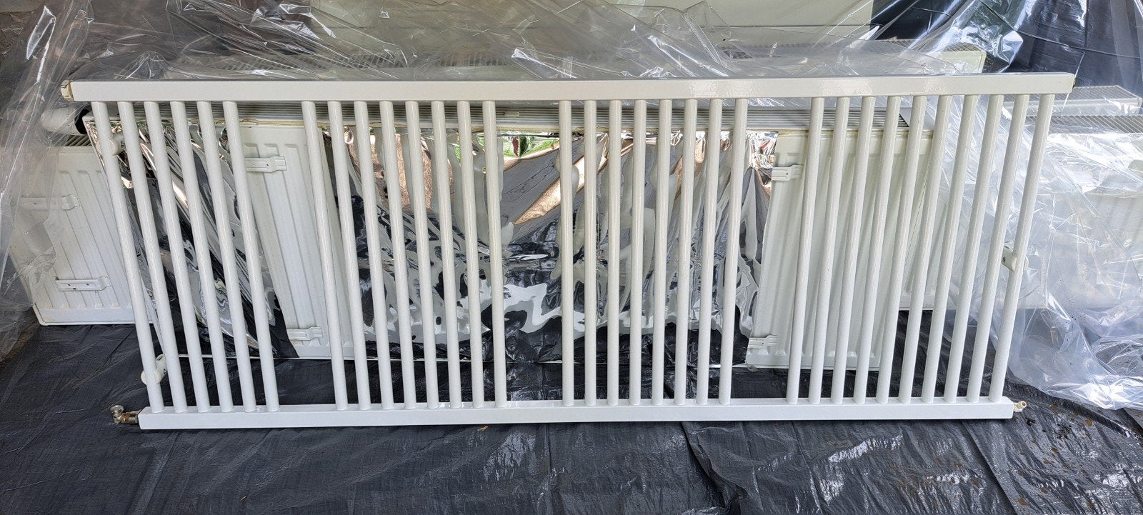 Witte design radiator, Ophalen, Radiator, 150 cm of meer, Zo goed als nieuw