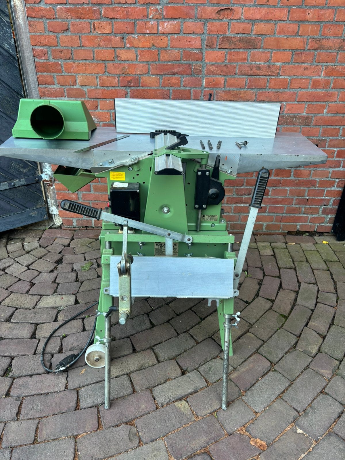 Elektra beckum vlakvandikte bank met langgatboormodule, Ophalen, Cirkelzaag, 70 mm of meer, Zo goed als nieuw