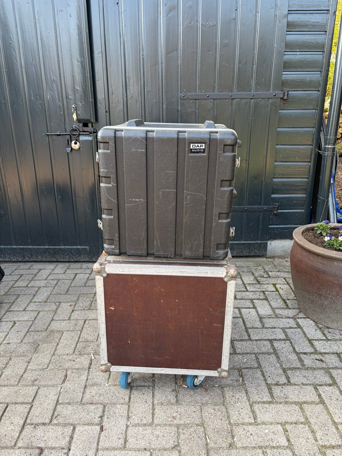 19 inch Rackcases flightcases 10 en 12 HE, Ophalen, Zo goed als nieuw, Overige instrumenten