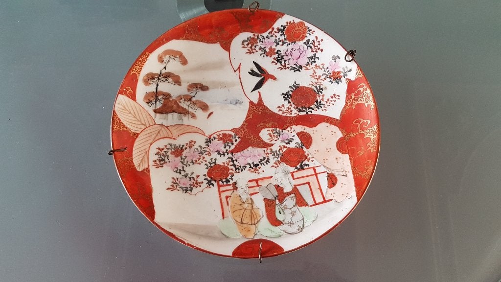 Decorative Japanse wall plate, Ophalen of Verzenden