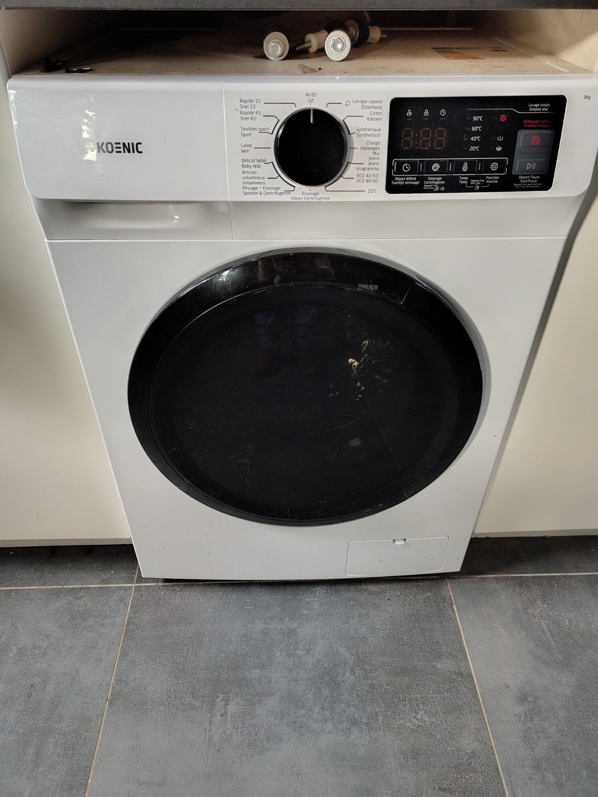 KOENIC KWM 8156 A INV Wasmachine - Zo goed als nieuw, Witgoed en Apparatuur, Wasmachines, Ophalen, 1200 tot 1600 toeren, Minder dan 85 cm