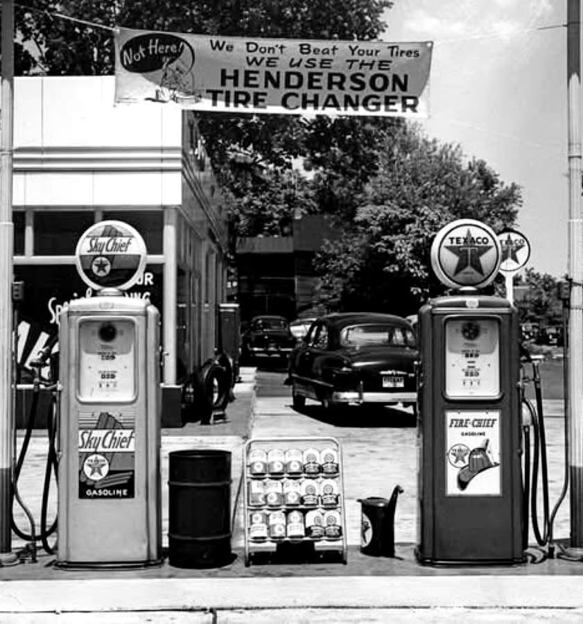 Texaco Fire-Chief en Sky-Chief | Bennies Fifties, Verzamelen, Ophalen, Nieuw, Reclamebord