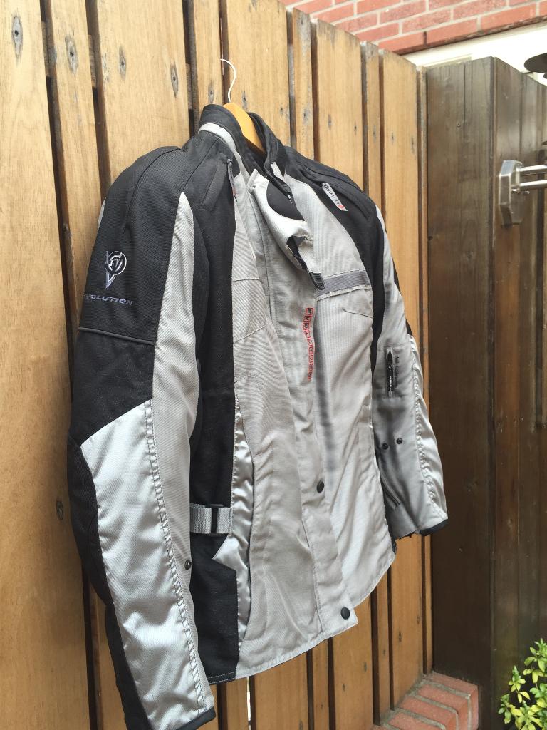 Evolution Dames motorjack maat L, Motoren, Kleding | Motorkleding, Jas | textiel, Dames, Tweedehands, Ophalen