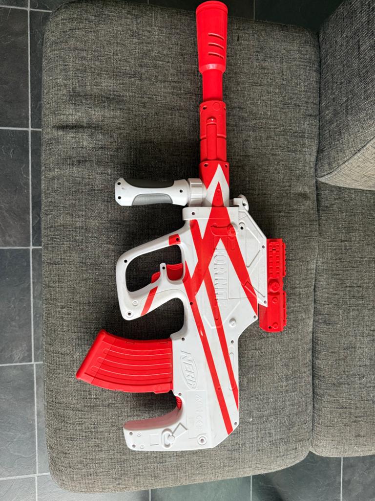 Nerf Fortnite AR-L Elite Blaster met pijltjes, Ophalen of Verzenden, Zo goed als nieuw, Jongen of Meisje
