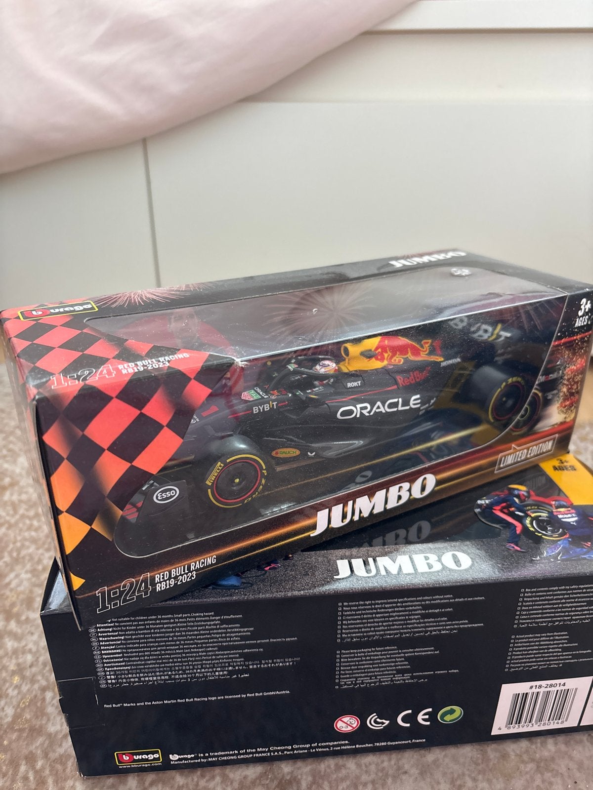 Bburago Red Bull Racing RB19-2023 Max Verstappen 1:24, Hobby en Vrije tijd, Ophalen of Verzenden, Nieuw, Auto, Overige merken