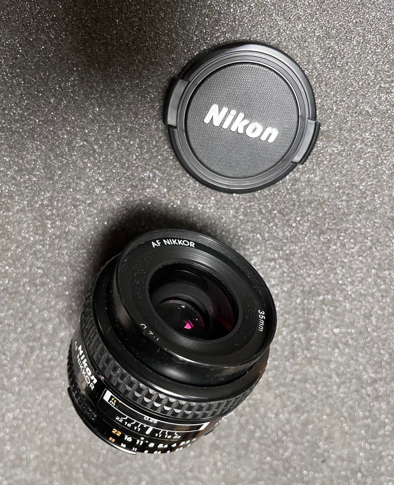 Nikon 35 mm AF Nikkor f2, Ophalen of Verzenden, Zo goed als nieuw, Groothoeklens