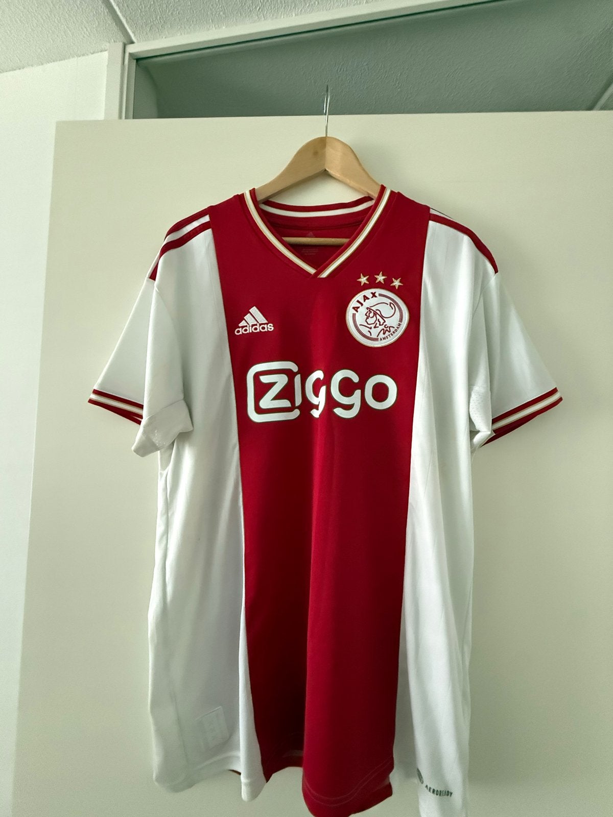 Ajax Thuisshirt 2022/2023 Maat L, Ophalen of Verzenden, Zo goed als nieuw, Maat 52/54 (L), Rood