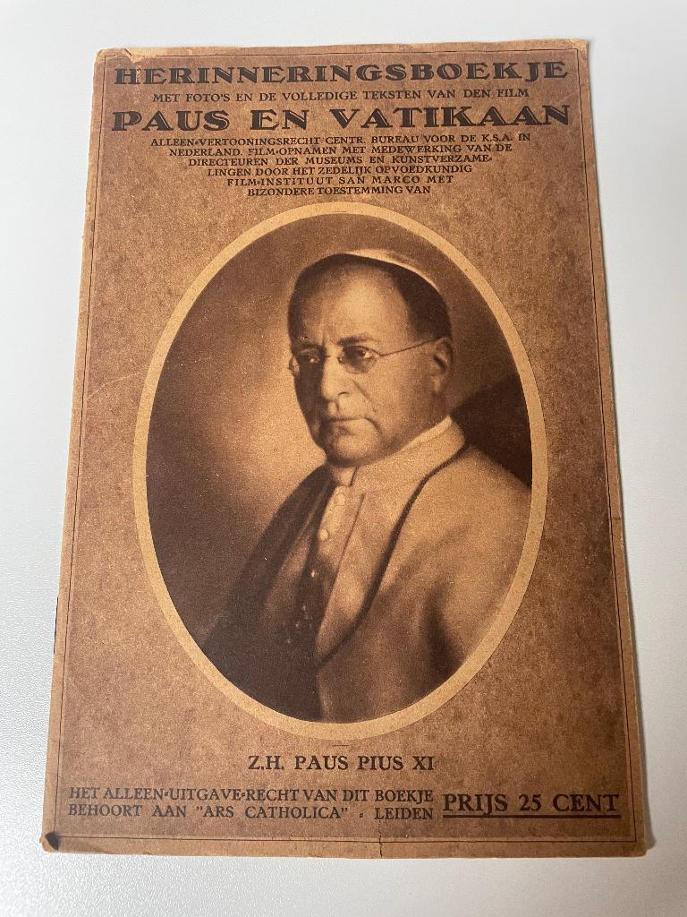 VATICAAN PAUS PIUS XI, Verzamelen, Ophalen of Verzenden
