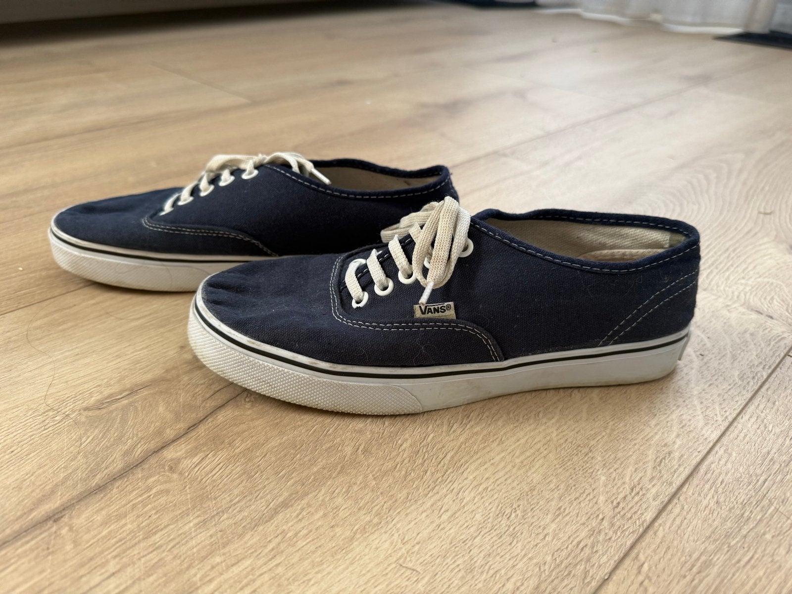 Vans sneakers donkerblauw - Maat 38, Ophalen of Verzenden, Gedragen, Blauw, Sneakers of Gympen