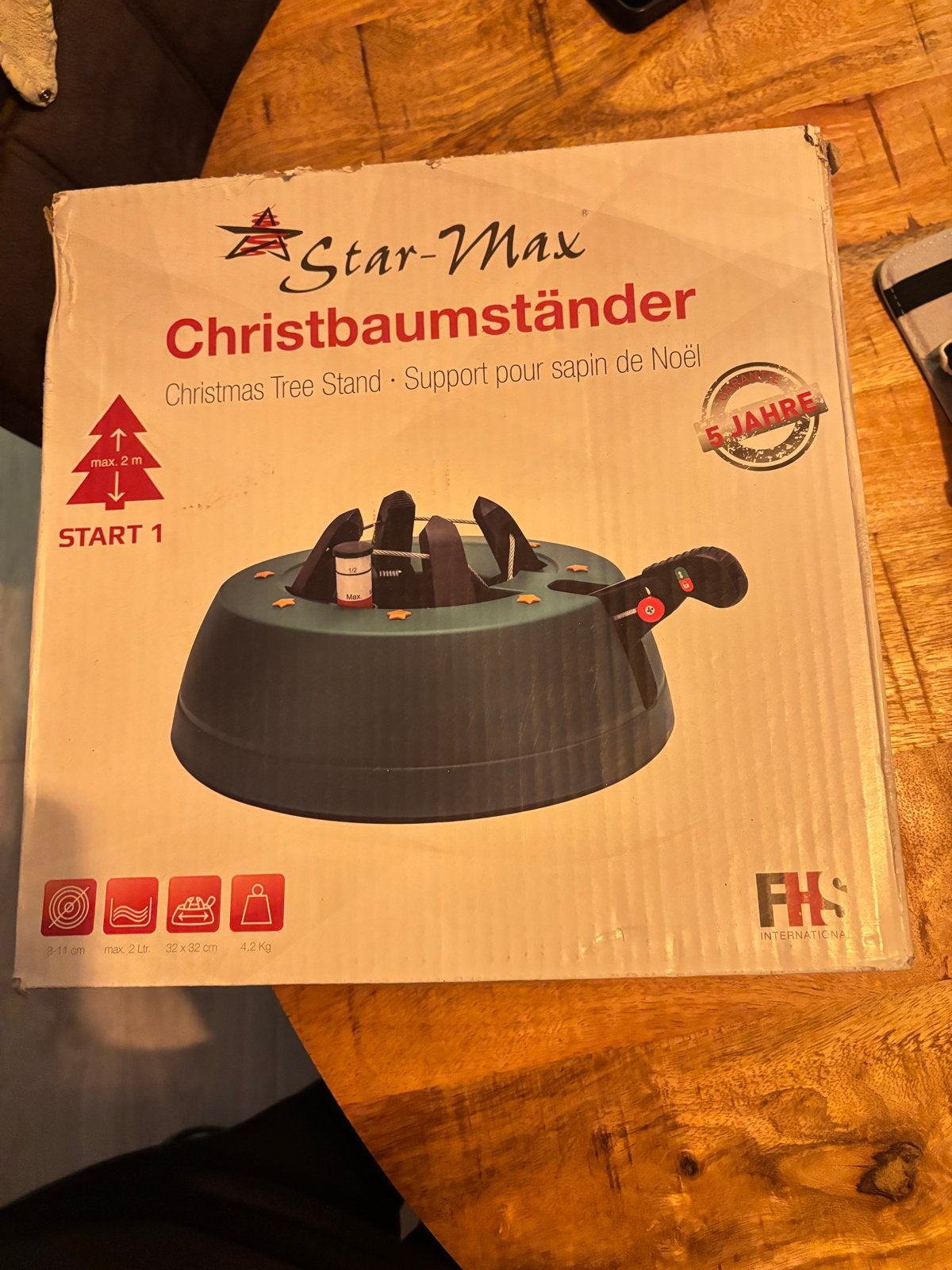 kerstboomhouder star max, Ophalen, Zo goed als nieuw
