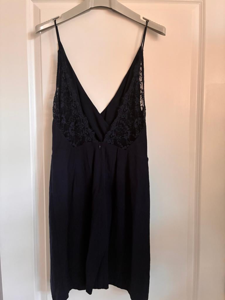Mooi blauw zomer jurkjevsm samsoe en samsoe, Kleding | Dames, Jurken, Maat 38/40 (M), Blauw, Ophalen of Verzenden, Gedragen