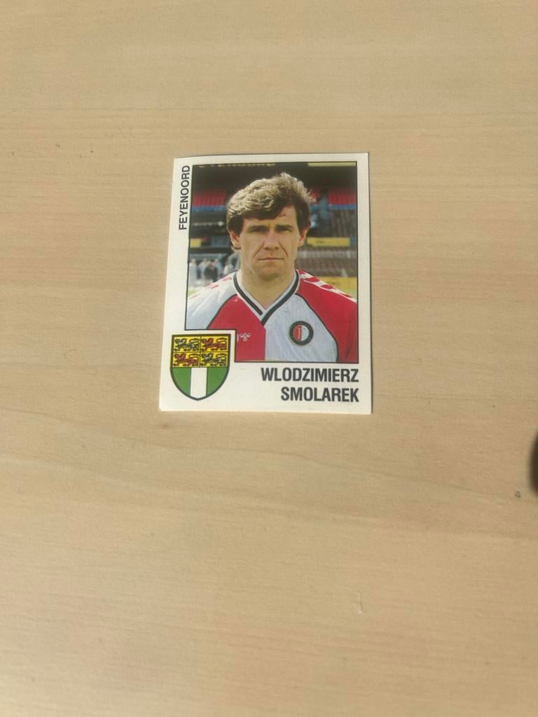 Włodzimierz Smolarek Feyenoord Voetbal 89 Panini Plaatje, Hobby en Vrije tijd, Stickers en Plaatjes, Ophalen of Verzenden, Zo goed als nieuw