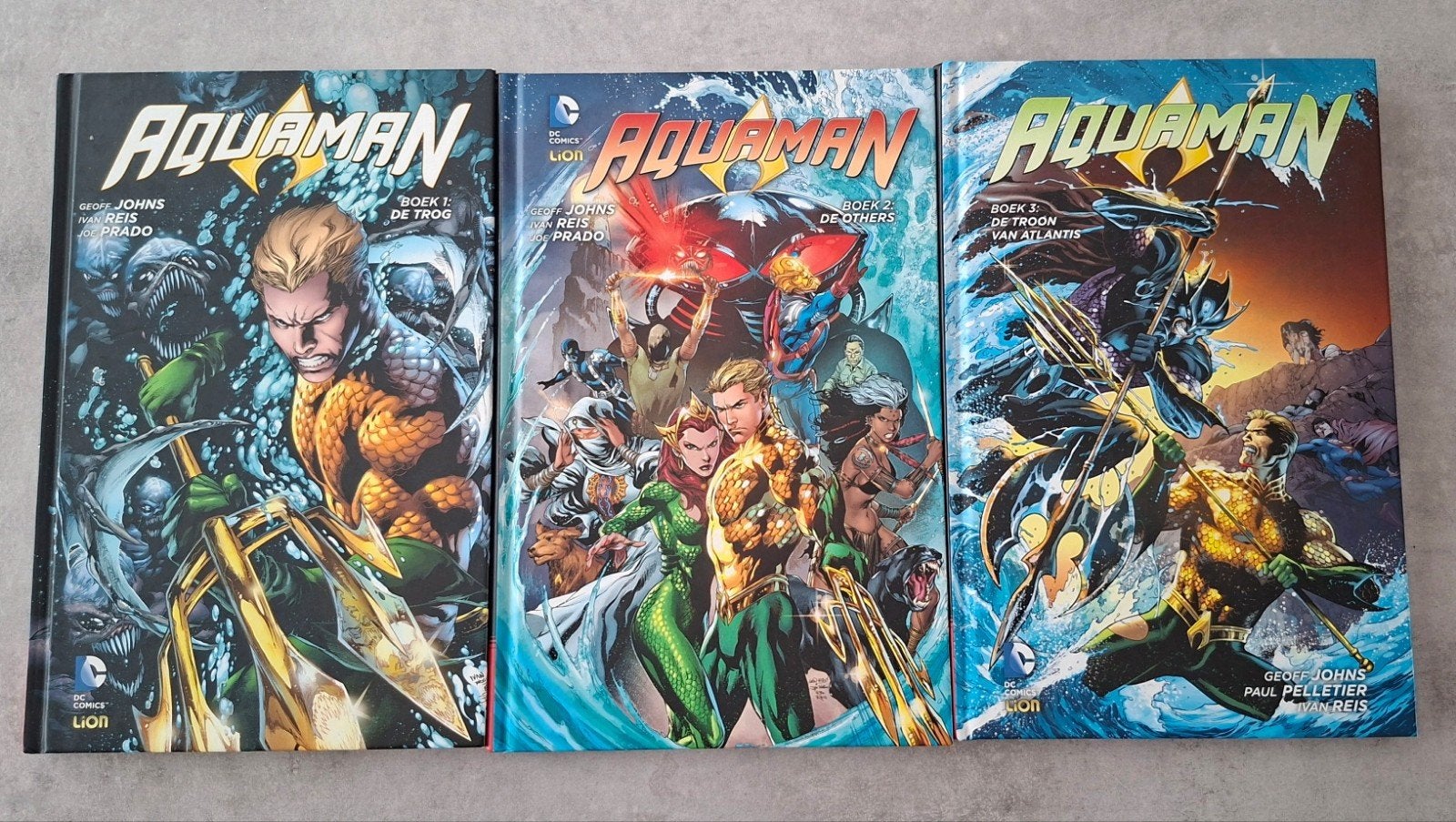 Aquaman Complete Serie HC (3 delen) - DC Comics, Boeken, Complete serie of reeks, Ophalen of Verzenden, Zo goed als nieuw