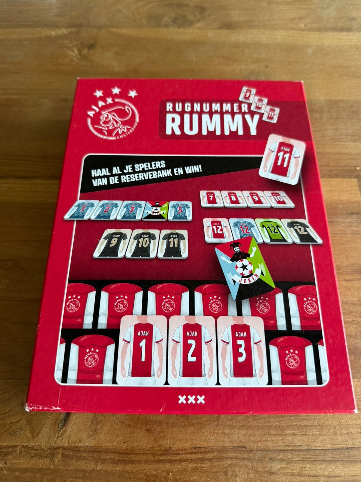 Ajax rugnummer rummy, Ophalen of Verzenden, Zo goed als nieuw