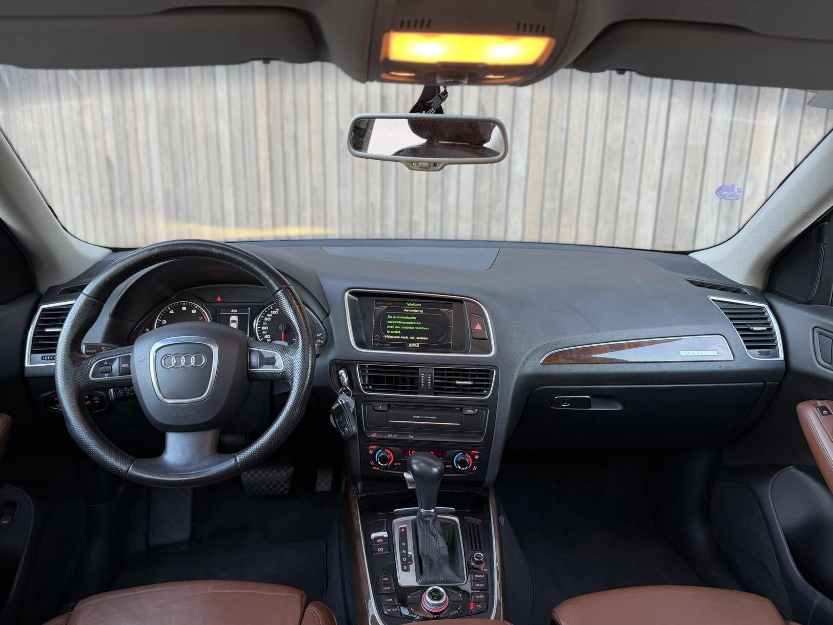 Audi Q5 2.0 TFSI Quattro Pro Line | Panoramadak | Leer | Xen, Auto's, Audi, Automaat, Gebruikt, 4 cilinders, Blauw