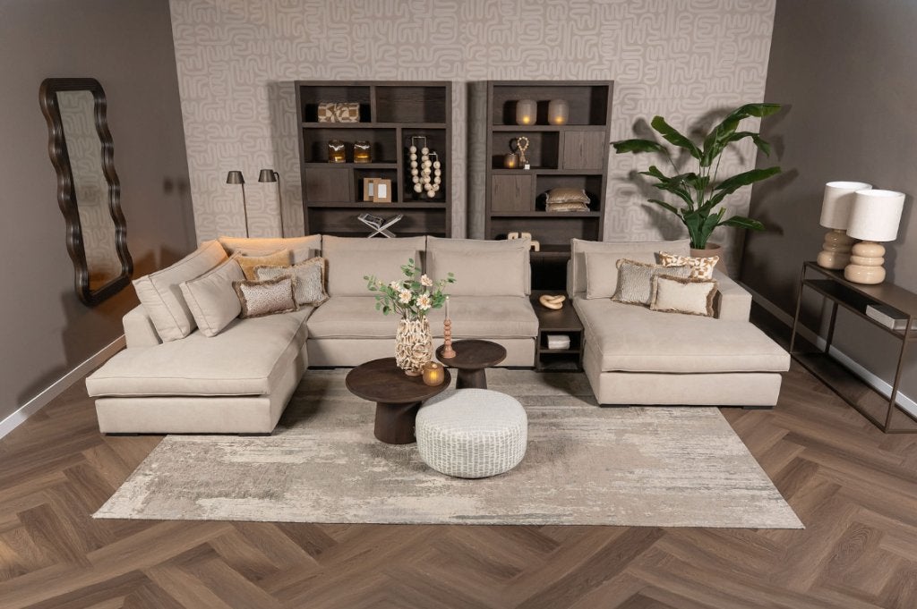 Hoekbank Annabelle l Whoon | Room108 lvan €4950 voor €2799, Ophalen, Gebruikt, Hoekbank, 300 cm of meer