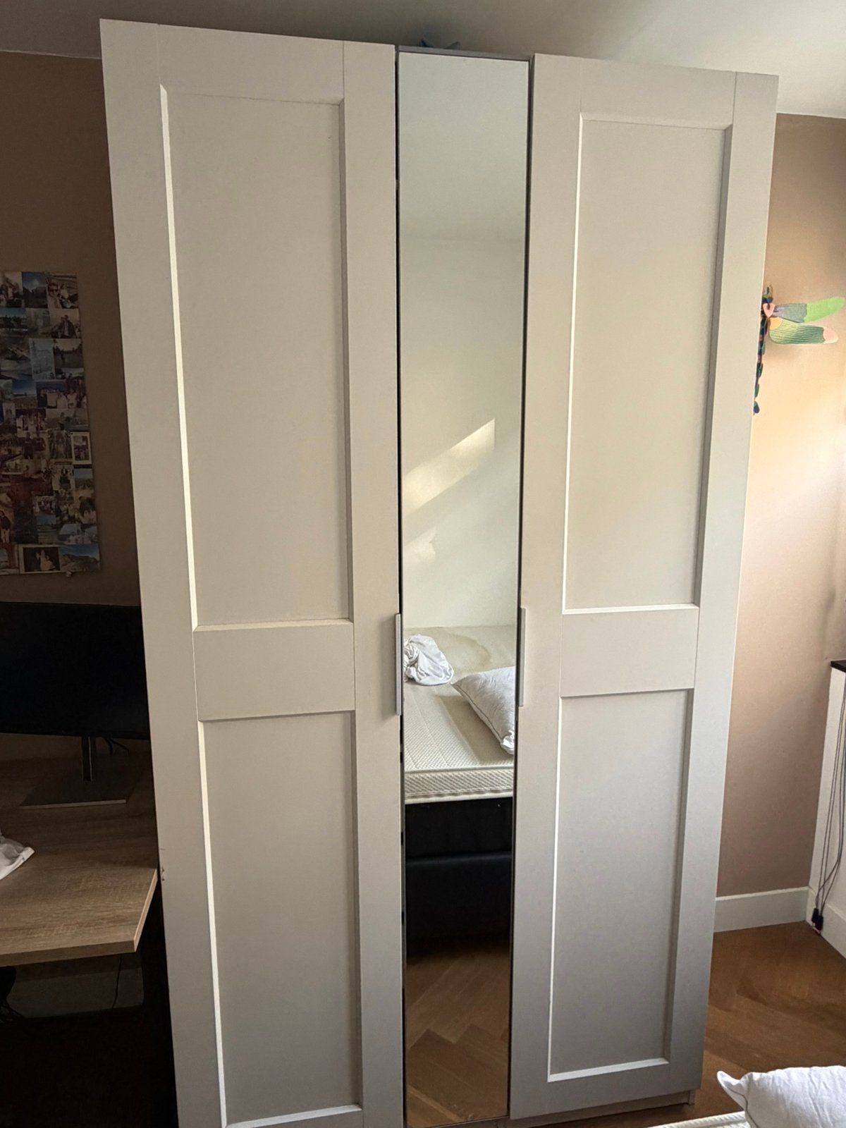 IKEA PAX kledingkast 150x58x236 – spiegel, lades & schoenrek, Huis en Inrichting, Ophalen, Zo goed als nieuw, 50 tot 75 cm, 200 cm of meer