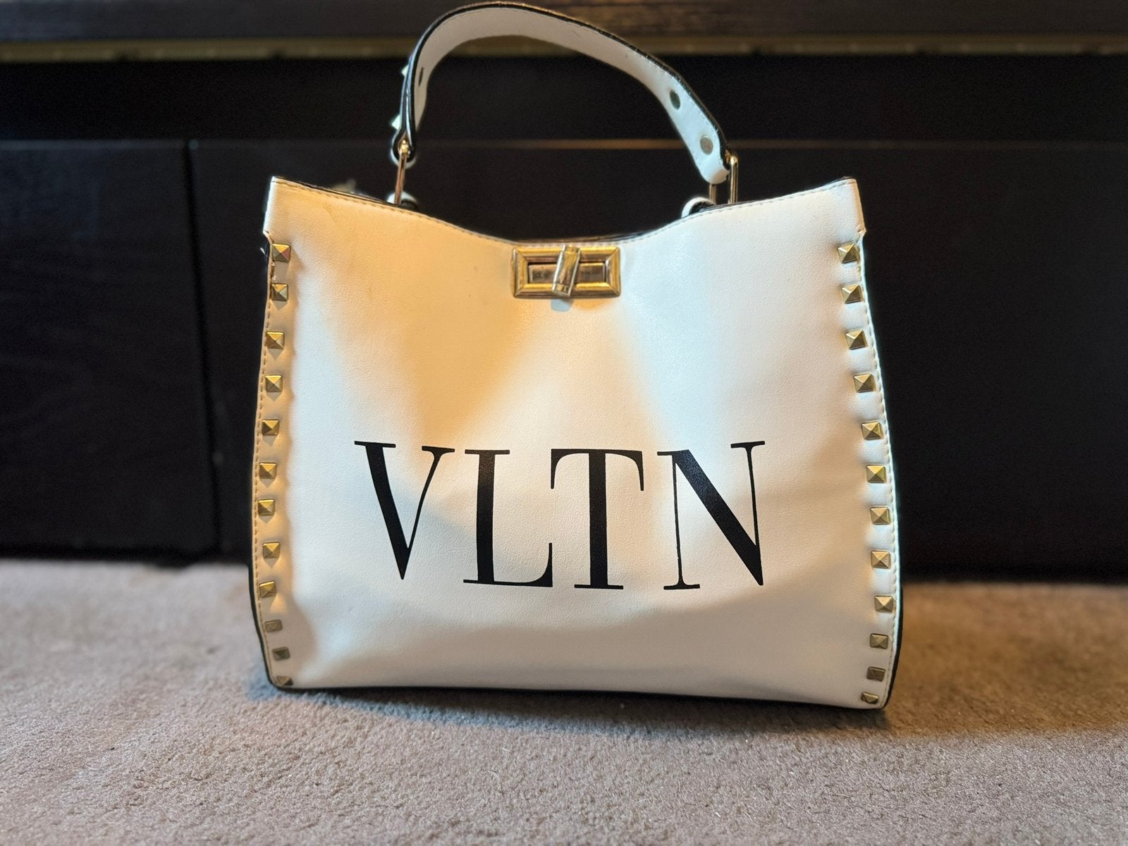 1 op 1 Valentino tas, Verzenden, Gebruikt, Wit, Handtas
