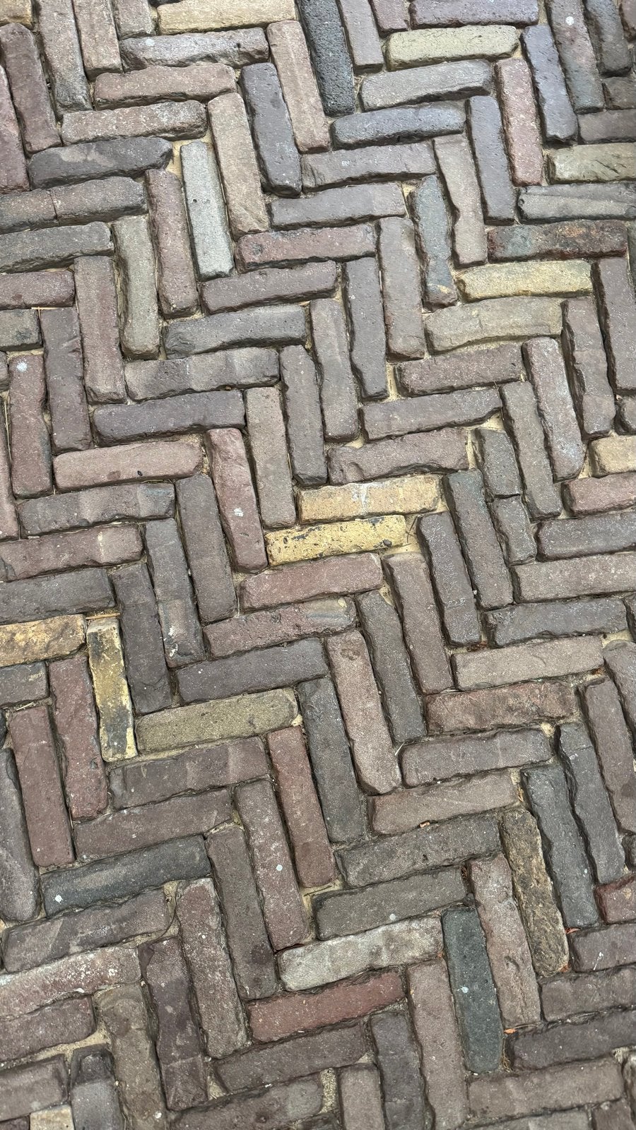 Authentieke oude gebakken waaltjes/waal of straat klinkers, Tuin en Terras, Ophalen, Overige materialen, Gebruikt, Klinkers