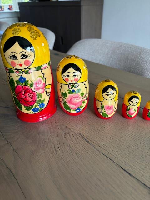 Traditionele Matroesjka Poppen, Ophalen of Verzenden, Zo goed als nieuw