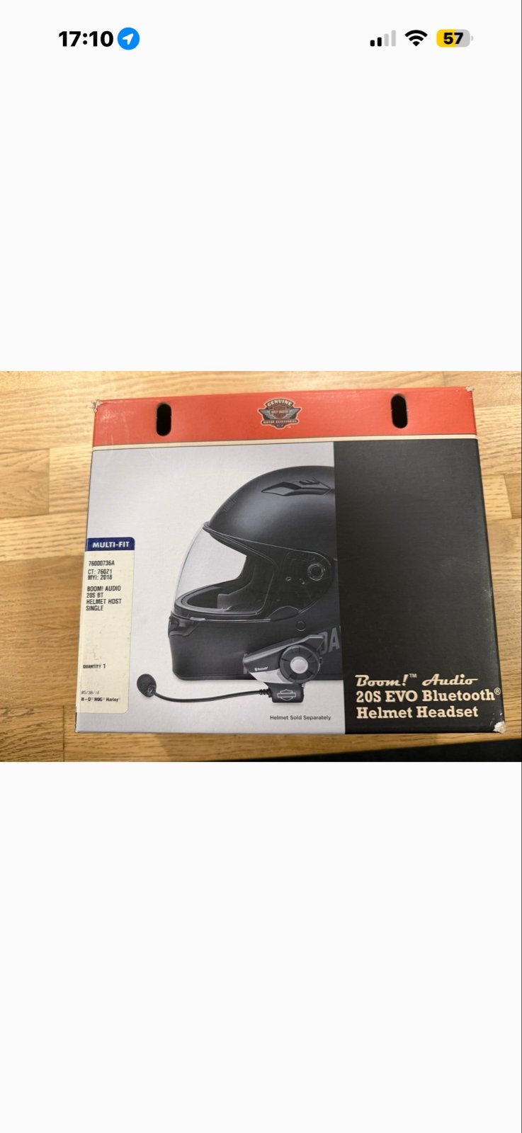Harley-Davidson Boom! Audio 20S EVO Bluetooth Headset, Ophalen of Verzenden, Nieuw
