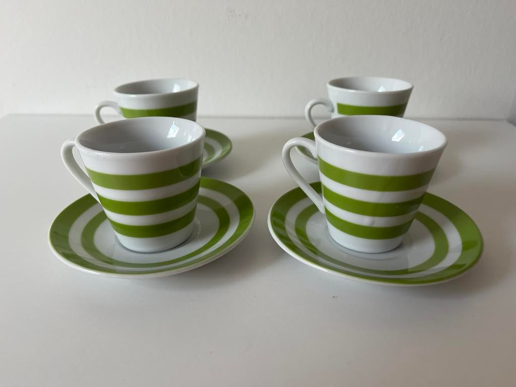 Espresso koffieset – handgemaakt in Portugal, Ophalen, Porselein, Overige stijlen, Kop(pen) en/of Schotel(s)