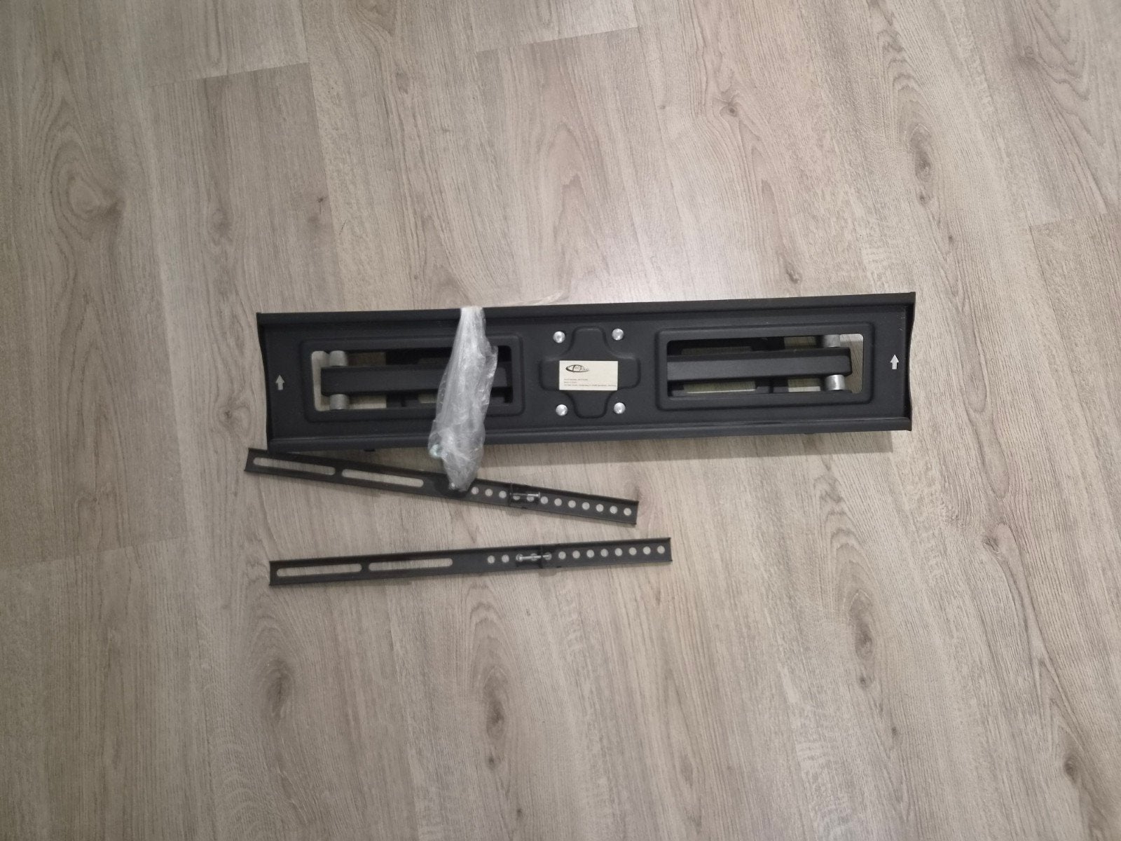 TV muurbeugel zwart, Ophalen, Gebruikt