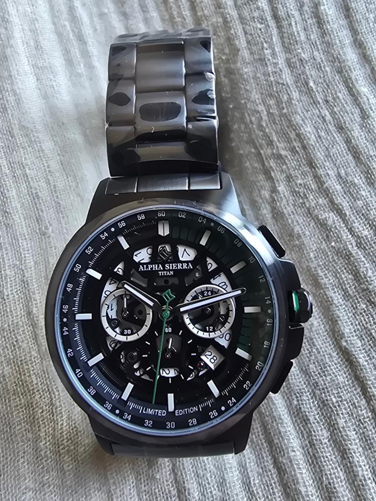 Alpha Sierra Titan Limited Edition Herenhorloge - Nieuw, Overige merken, Overige materialen, Polshorloge, Overige materialen