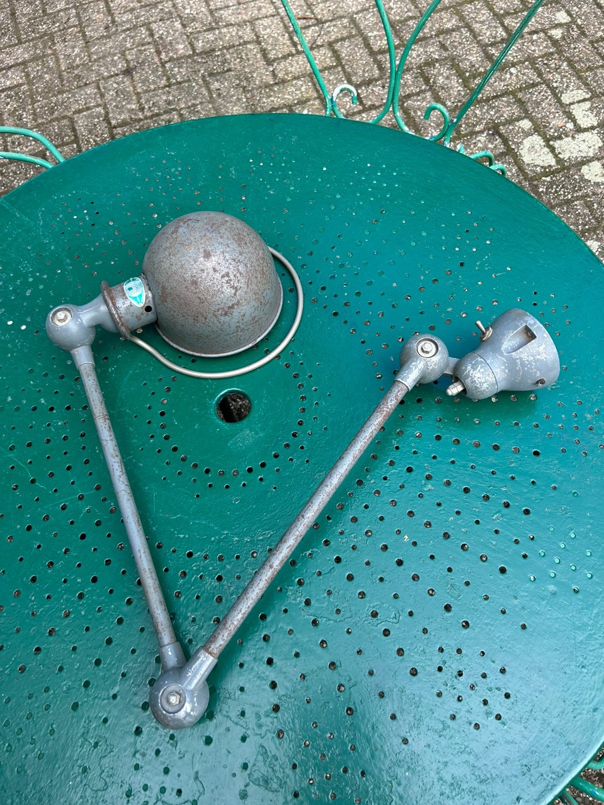 Jielde lamp/franse jielde lamp/franse lamp/jielde, Ophalen of Verzenden