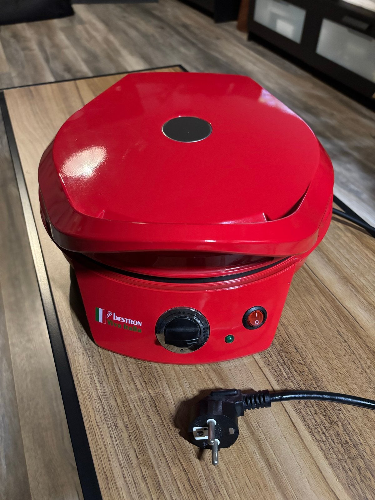 Bestron Pizzarette & Grill - Rood, Ophalen of Verzenden, Zo goed als nieuw