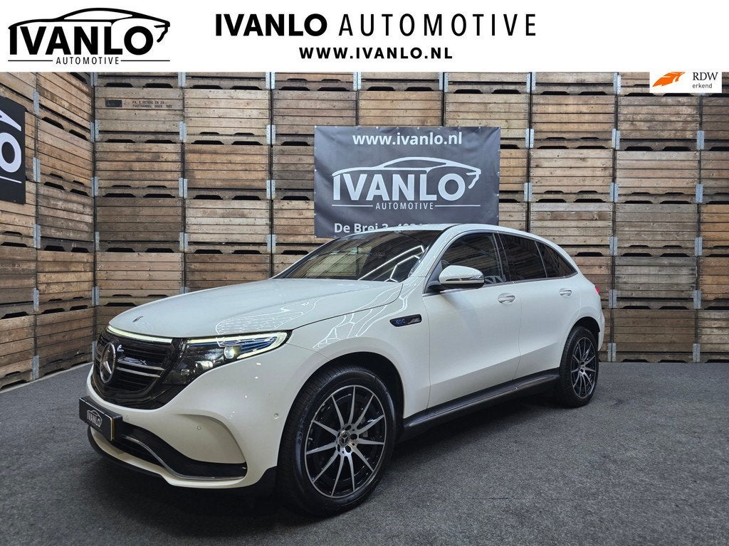 Mercedes-Benz EQC 400 4MATIC Business Solution AMG 80 kWh Na, Zwart, 80 kWh, 1333 min, Leder en Stof
