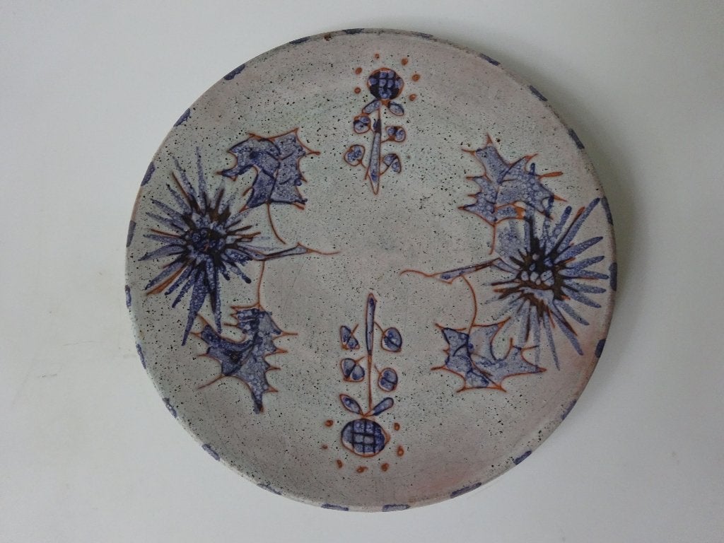 Items Distel: Highbak Scotland vaasje + Distel bord Jolly, Ophalen