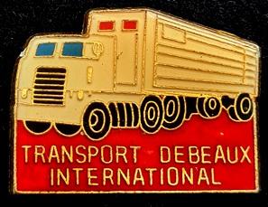 Transport Debeaux International pin, Verzamelen, Verzenden, Nieuw, Transport, Speldje of Pin
