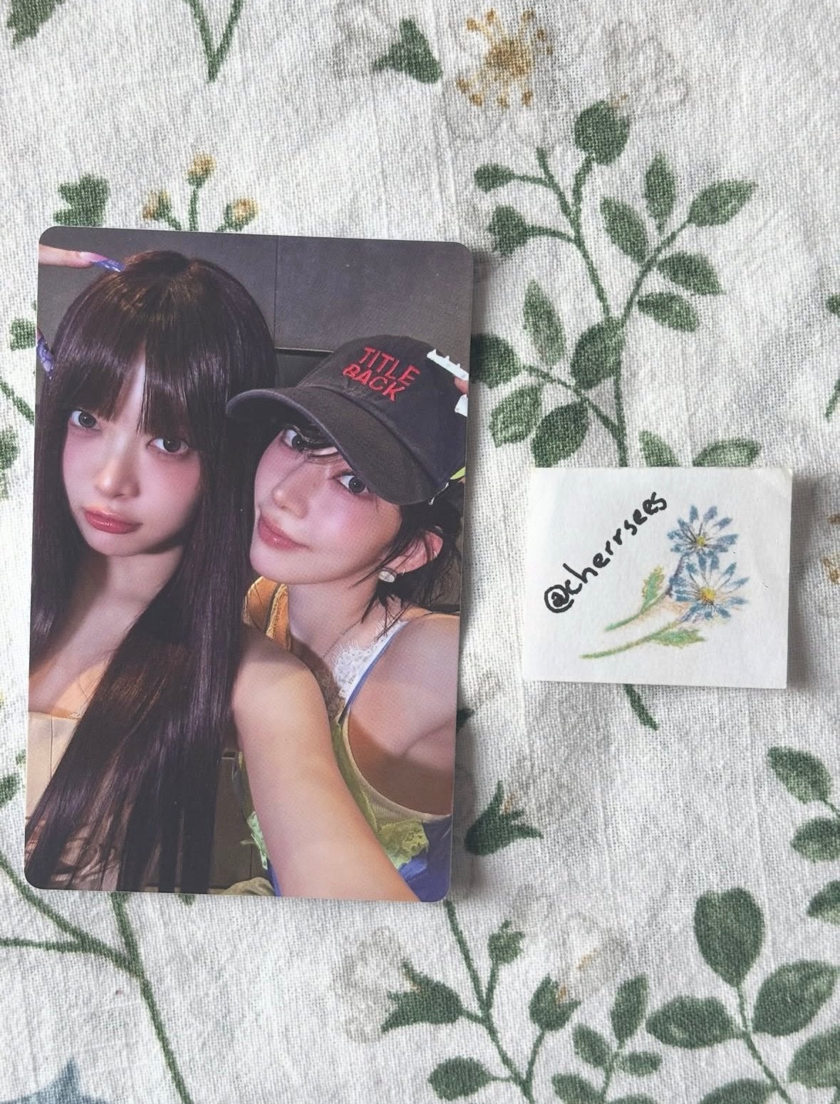 le sserafim pureflow sakura eunchae compact unit photocard, Ophalen of Verzenden, Zo goed als nieuw, Foto of Kaart