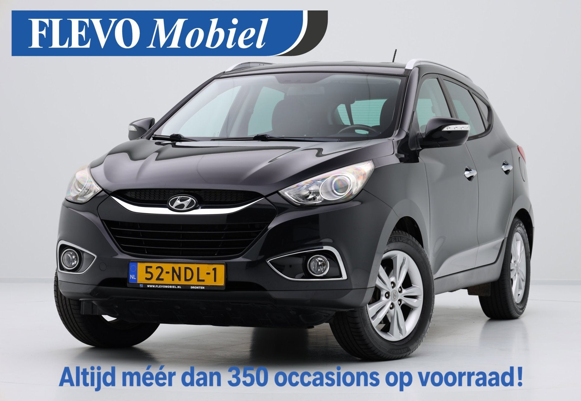 Hyundai Ix35 2.0i Style Half leer|Navi|Cam|Clima|LMV|Dealero, Auto's, Gebruikt, 4 cilinders, Leder en Stof, Handgeschakeld