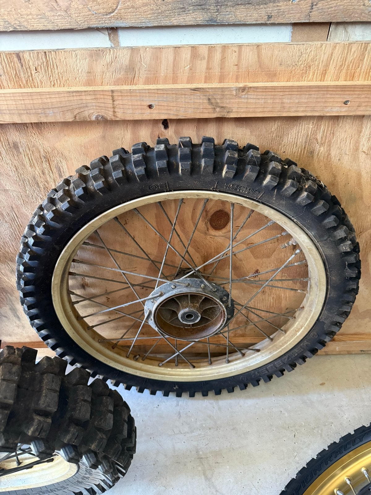 Maico 490 1983 wielen set (ruil voor 1981), Motoren, Ophalen, Gebruikt