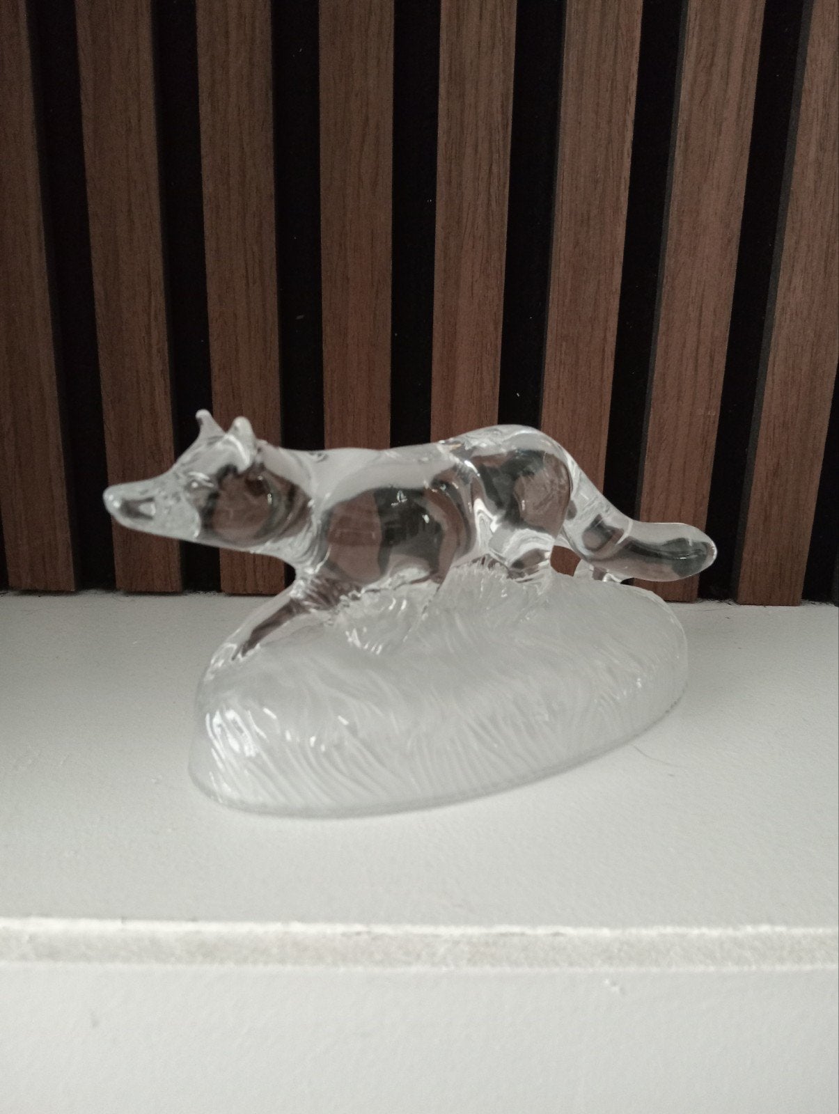Cristal d'Arques wolf beeldje, Antiek en Kunst, Ophalen of Verzenden