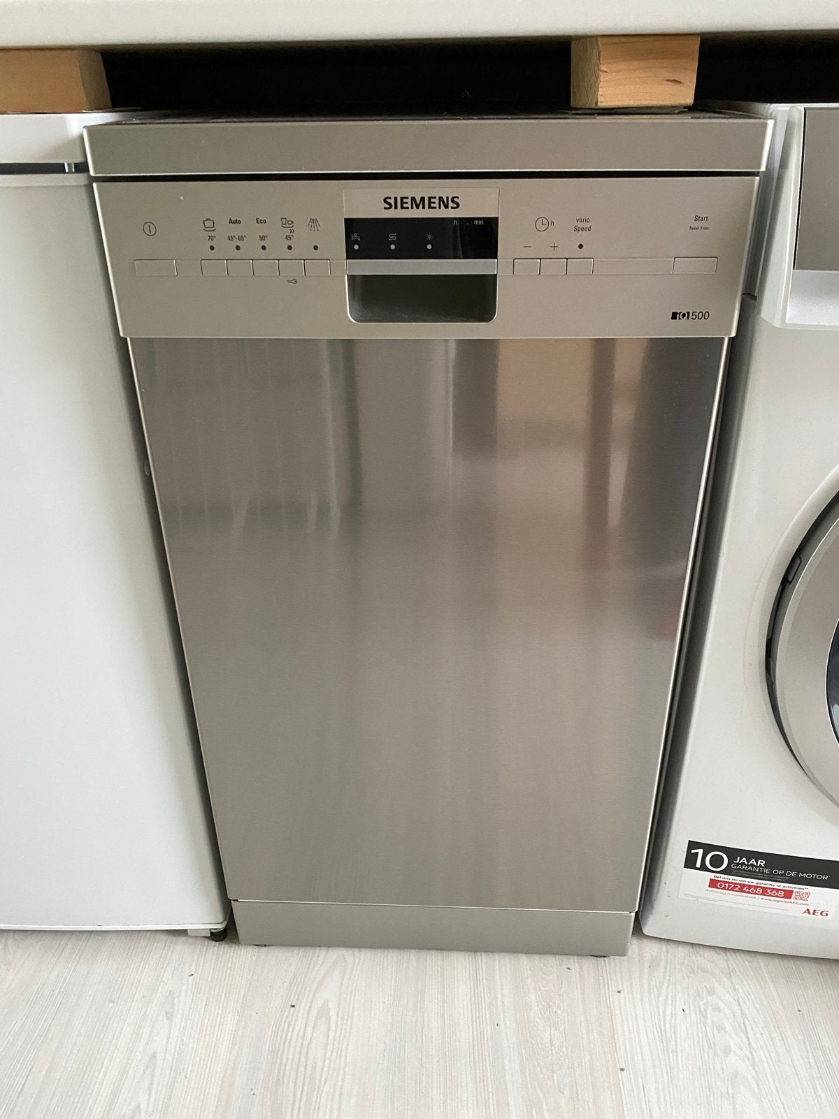 Siemens SR25M834EU/40 Vaatwasser 45cm breed, Witgoed en Apparatuur, Ophalen, Gebruikt, Minder dan 85 cm, 45 tot 60 cm
