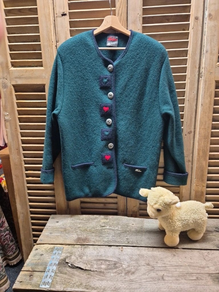Leuke wollen  jas, Kleding | Dames, Maat 42/44 (L), Djt@dejuistetoon.eu, Arber, Ophalen of Verzenden