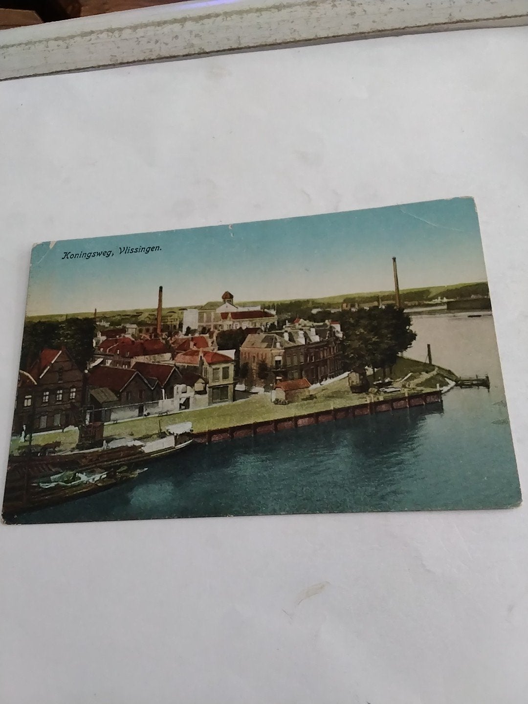 Oude Ansichtkaart Koningsweg, Vlissingen, Verzamelen, Ansichtkaarten | Nederland, Ophalen of Verzenden, Voor 1920, Ongelopen, Zeeland