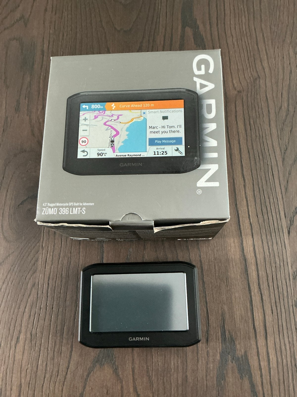 Garmin Zumo 396 LMT-S motornavigatie met lifetime updates, Ophalen, Gebruikt